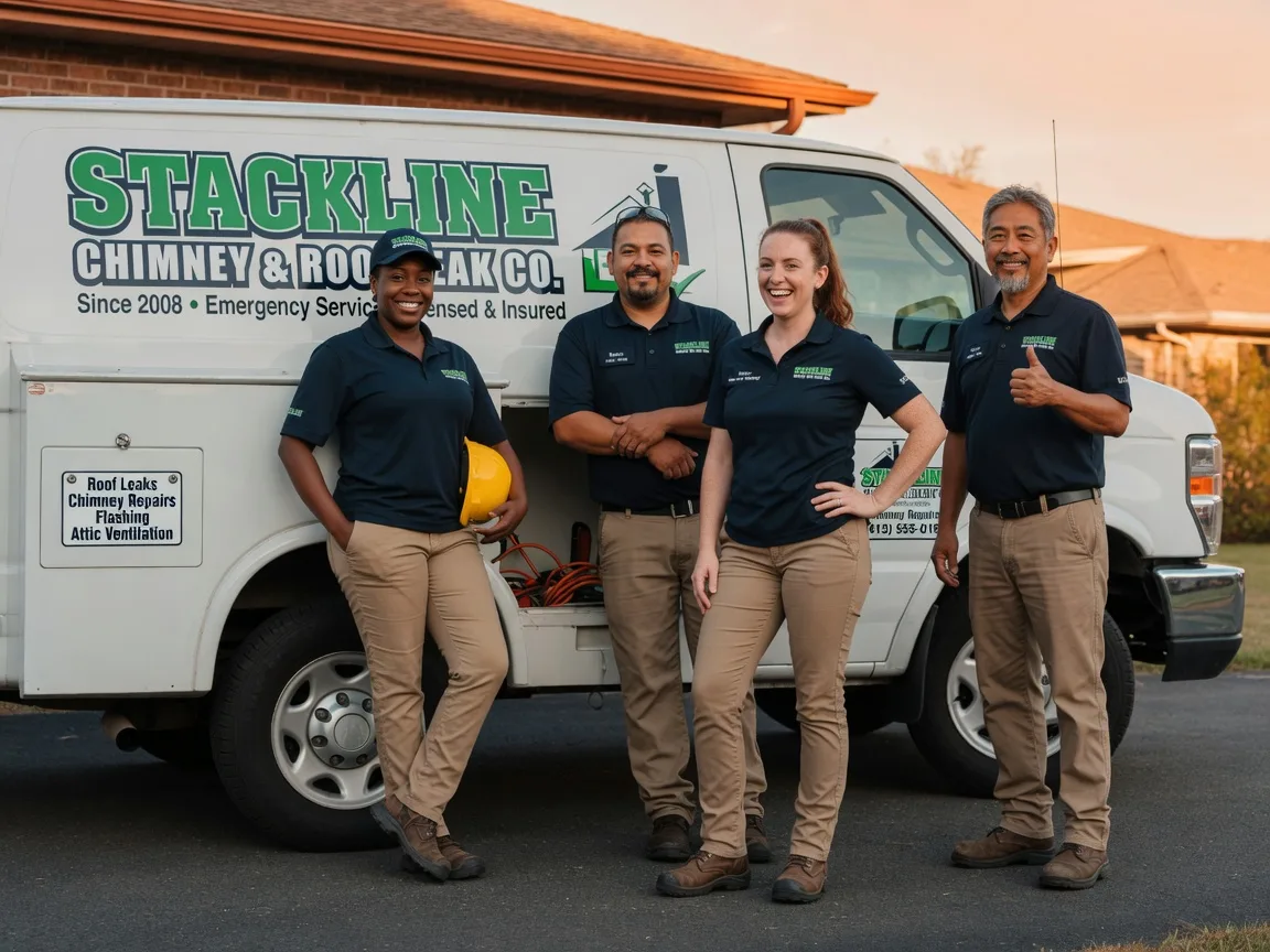 Chimney flashing repair company in Williamsville, IL